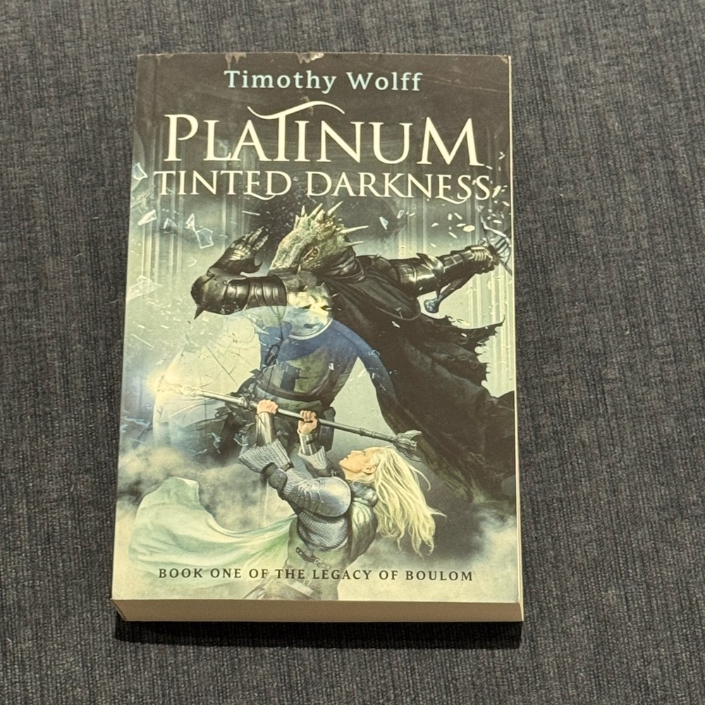 Signed Fantasy Novel: Platinum Tinted Darkness. **Paperback Version**